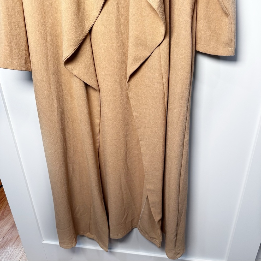 Never Fully Dressed Tan Long Cardigan - Picture 4 of 11